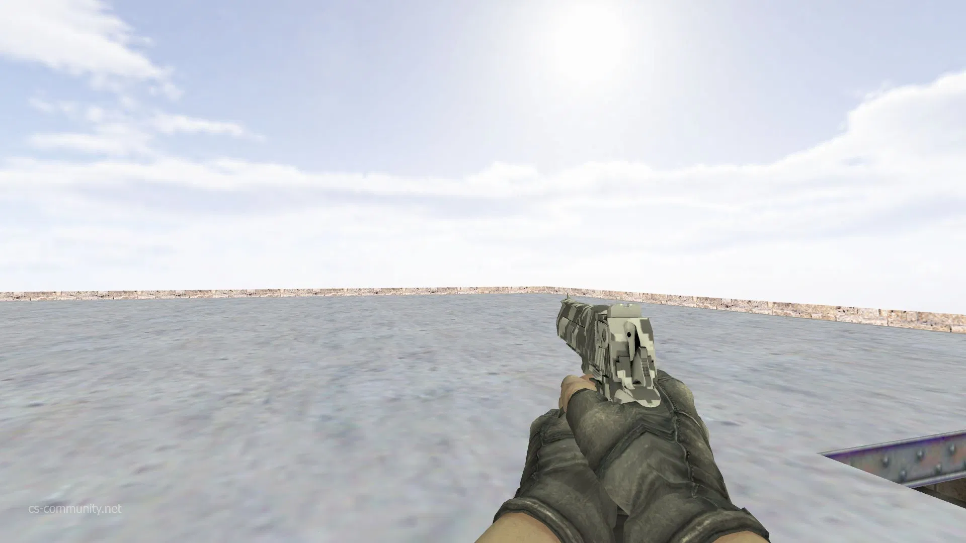 Модель Desert Eagle Пиксельный камуфляж «Город»