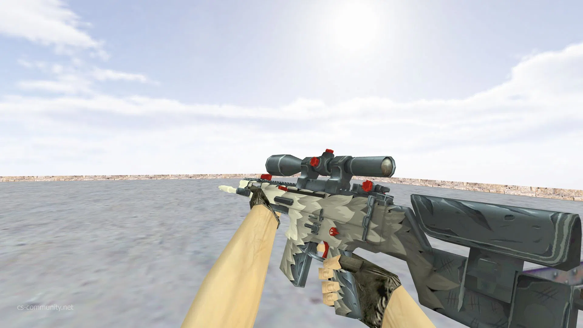 Модель SCAR-20 White Fang