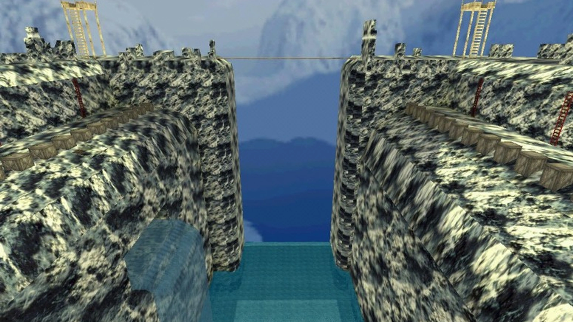 Карта awp_snowmountains_waterfall