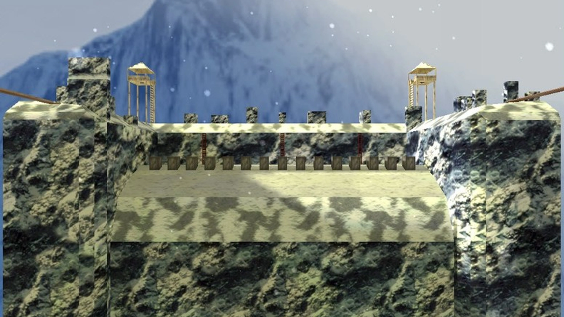 Карта awp_snowmountains_waterfall_v2