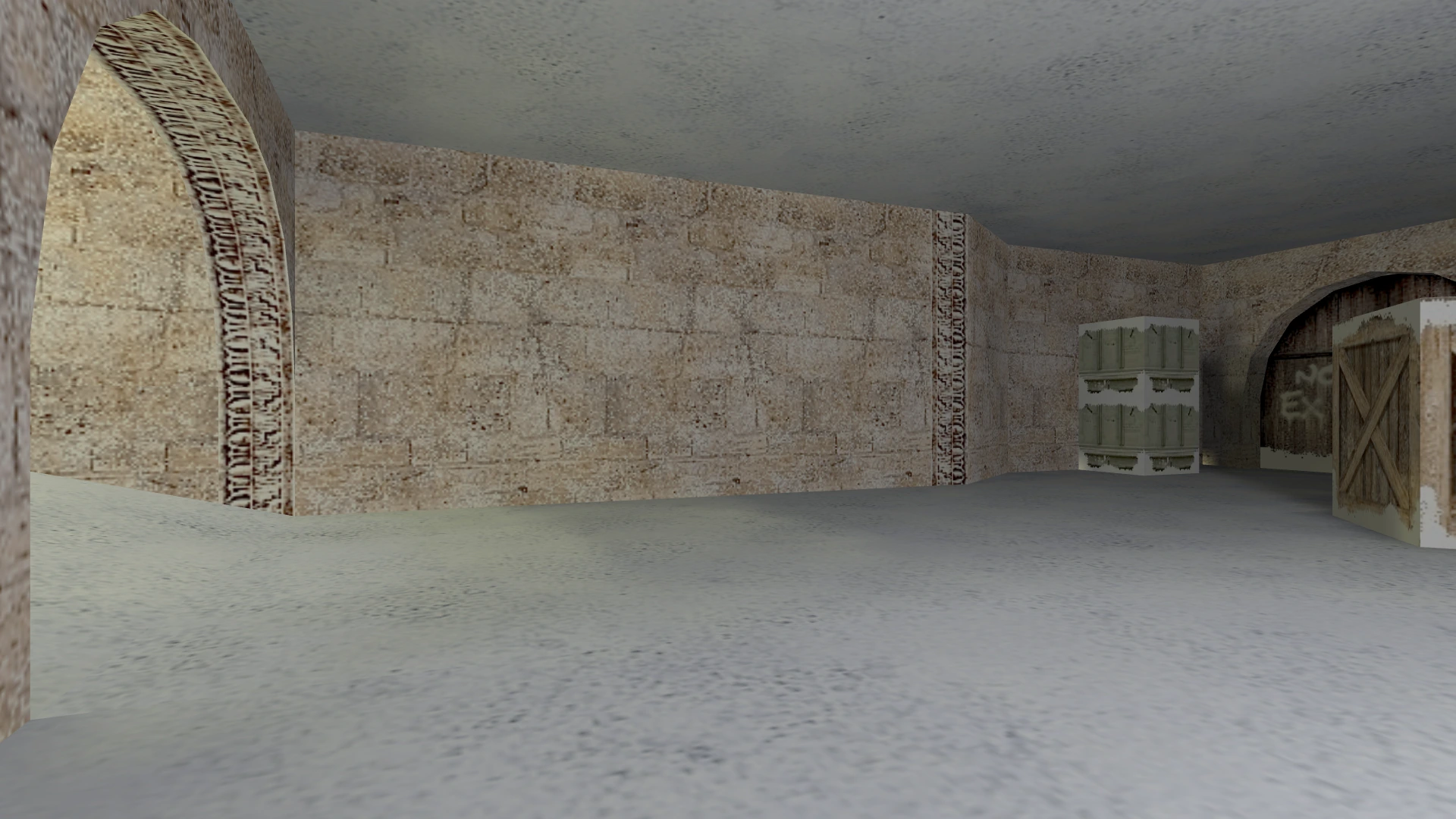 Карта de_dust2_2x2_snow