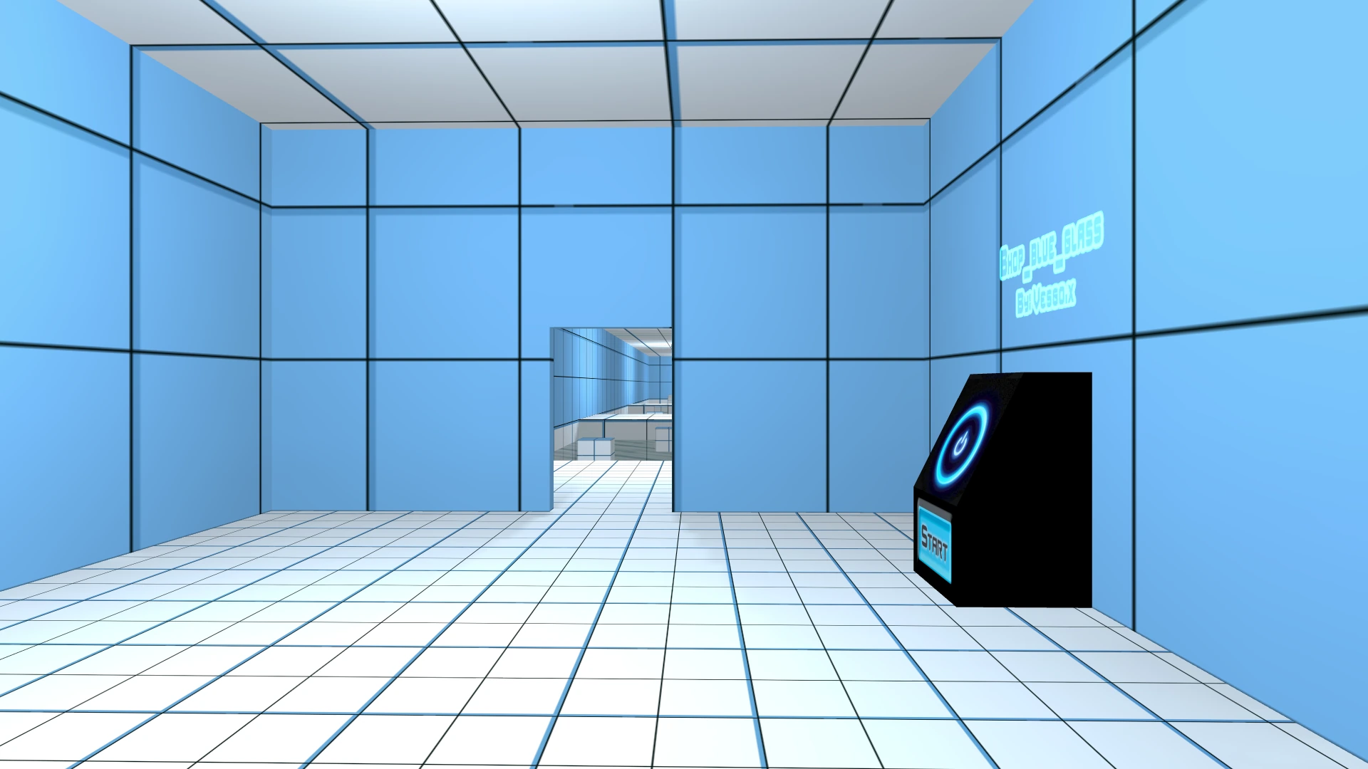 Карта bhop_blue_glass