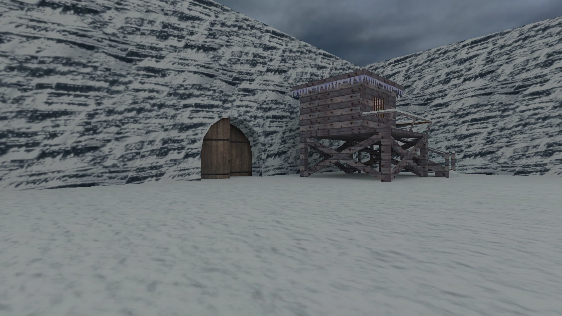 Карта zm_snowbase_beta-update