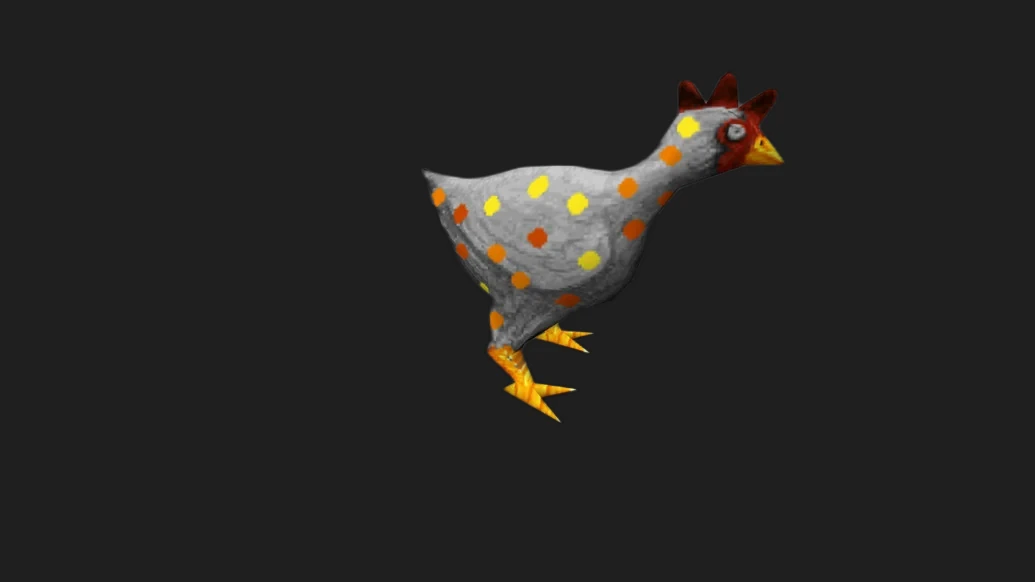 Spotted Chicken with Nails — изображение 3