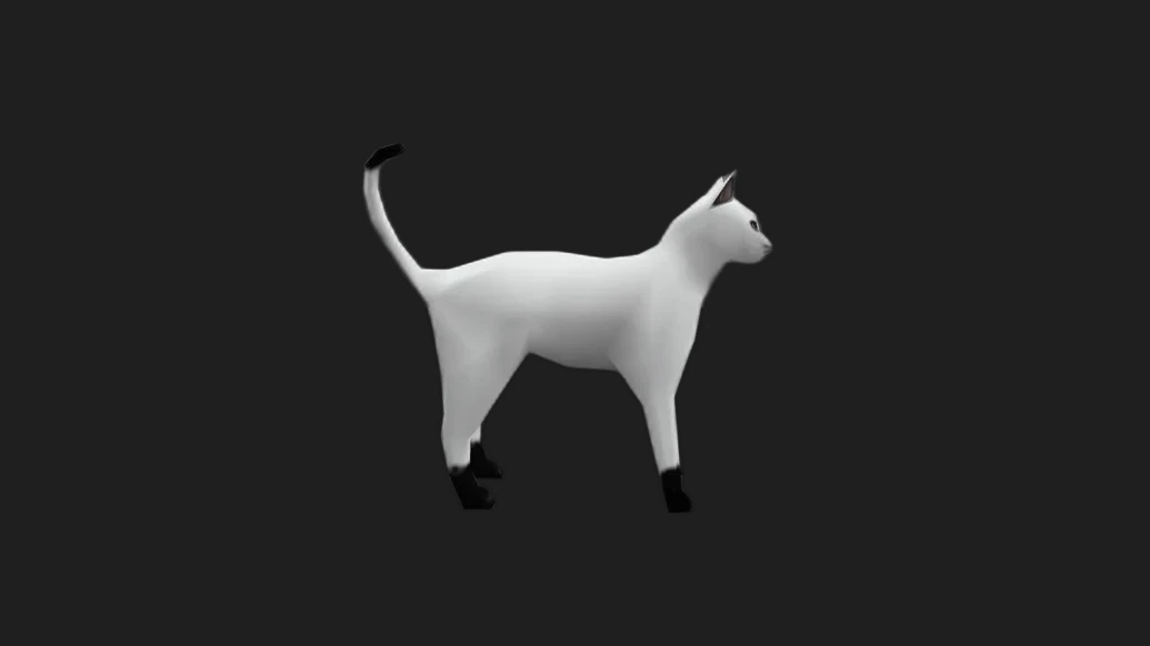 White Cat for Chicken — изображение 1